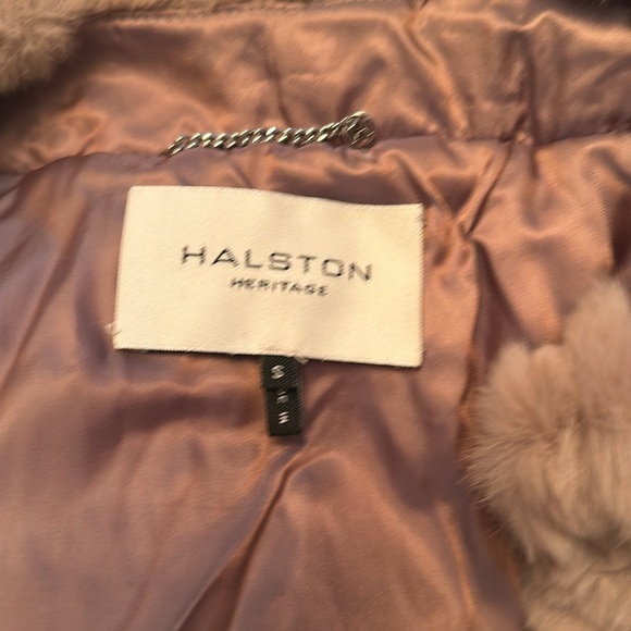 Halston real Rex rabbit fur coat - Picture 5 of 6